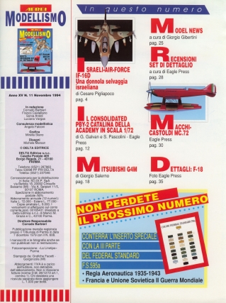 Aerei Modellismo 1994-11